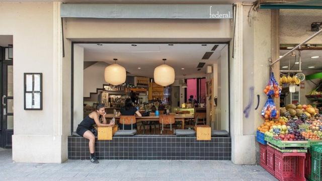 Fachada de la cafetería Federal de Sant Antoni