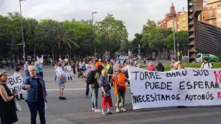 La manifestación del pasado miércoles en Torre Baró
