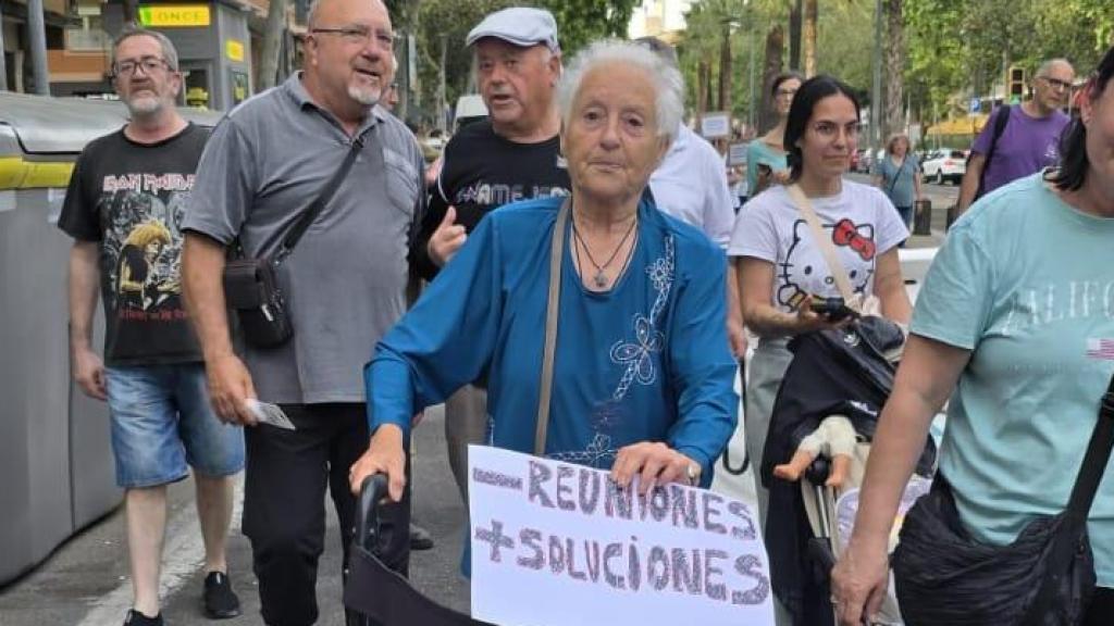 La manifestación del pasado miércoles en Torre Baró
