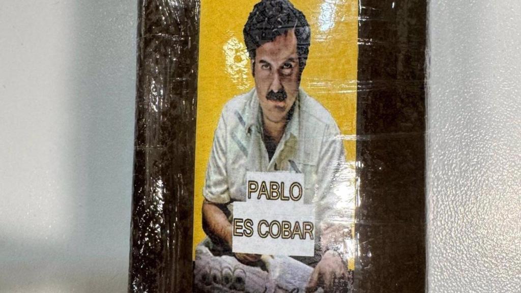 Paquete de hachís interceptado por los Mossos d'Esquadra