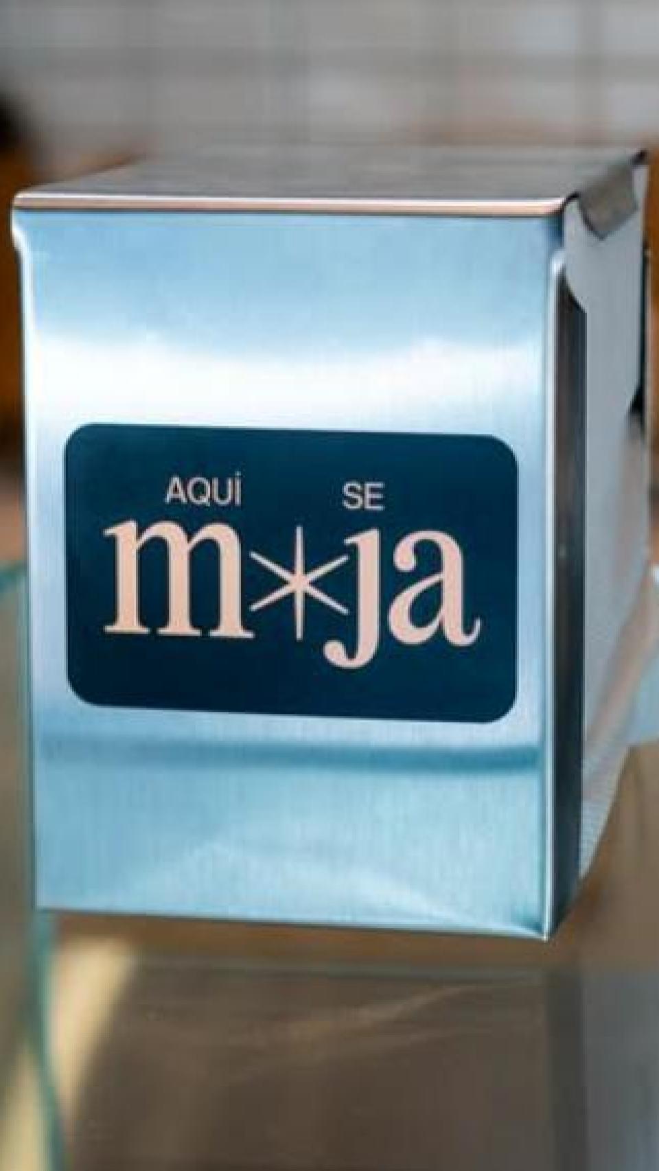 Servilletero de Moja, una churrería de Gràcia