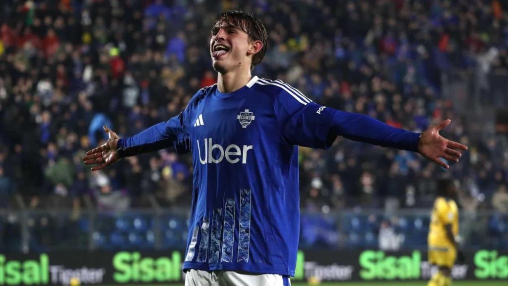 Nico Paz, jugador del Como