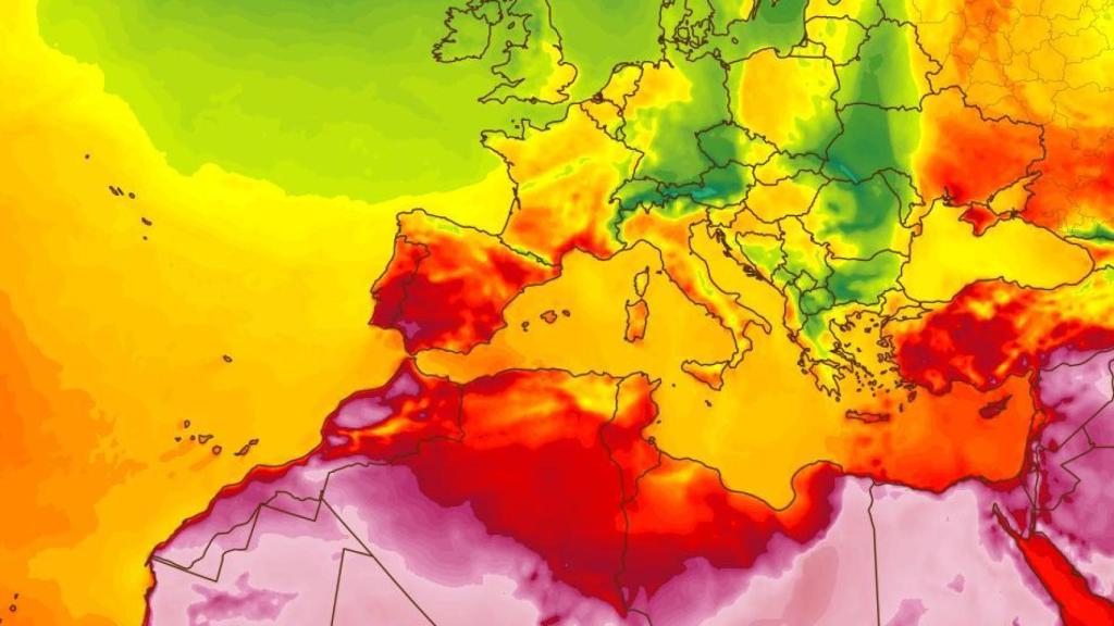 Mapa de geopotencial a 500 hPa