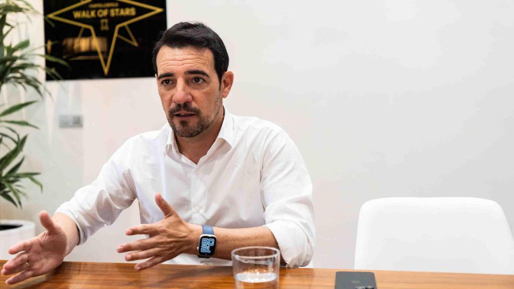 Manu Reyes durant l’entrevista amb Metrópoli