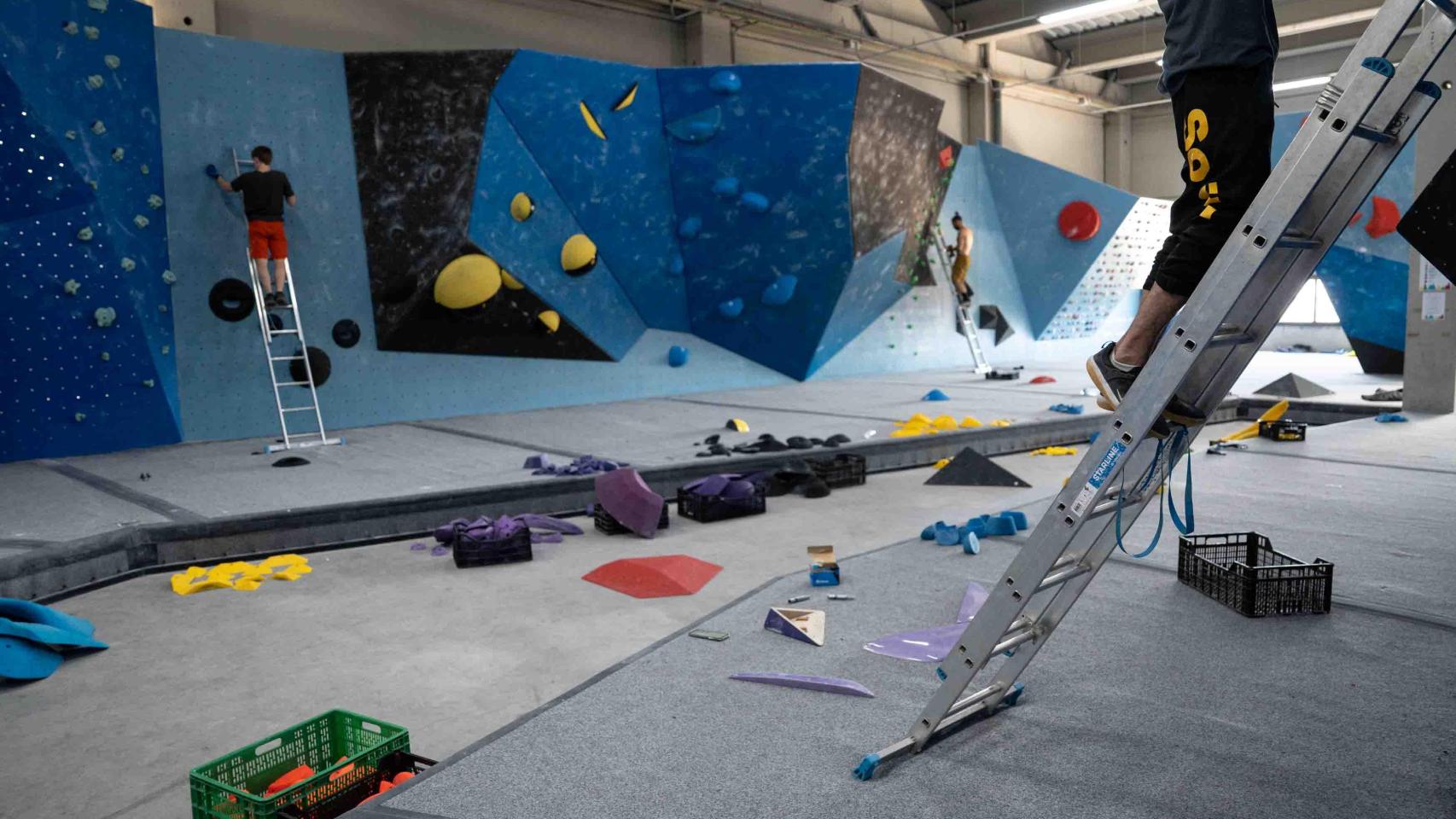 El rocódromo de BDN Climb se prepara para el Open