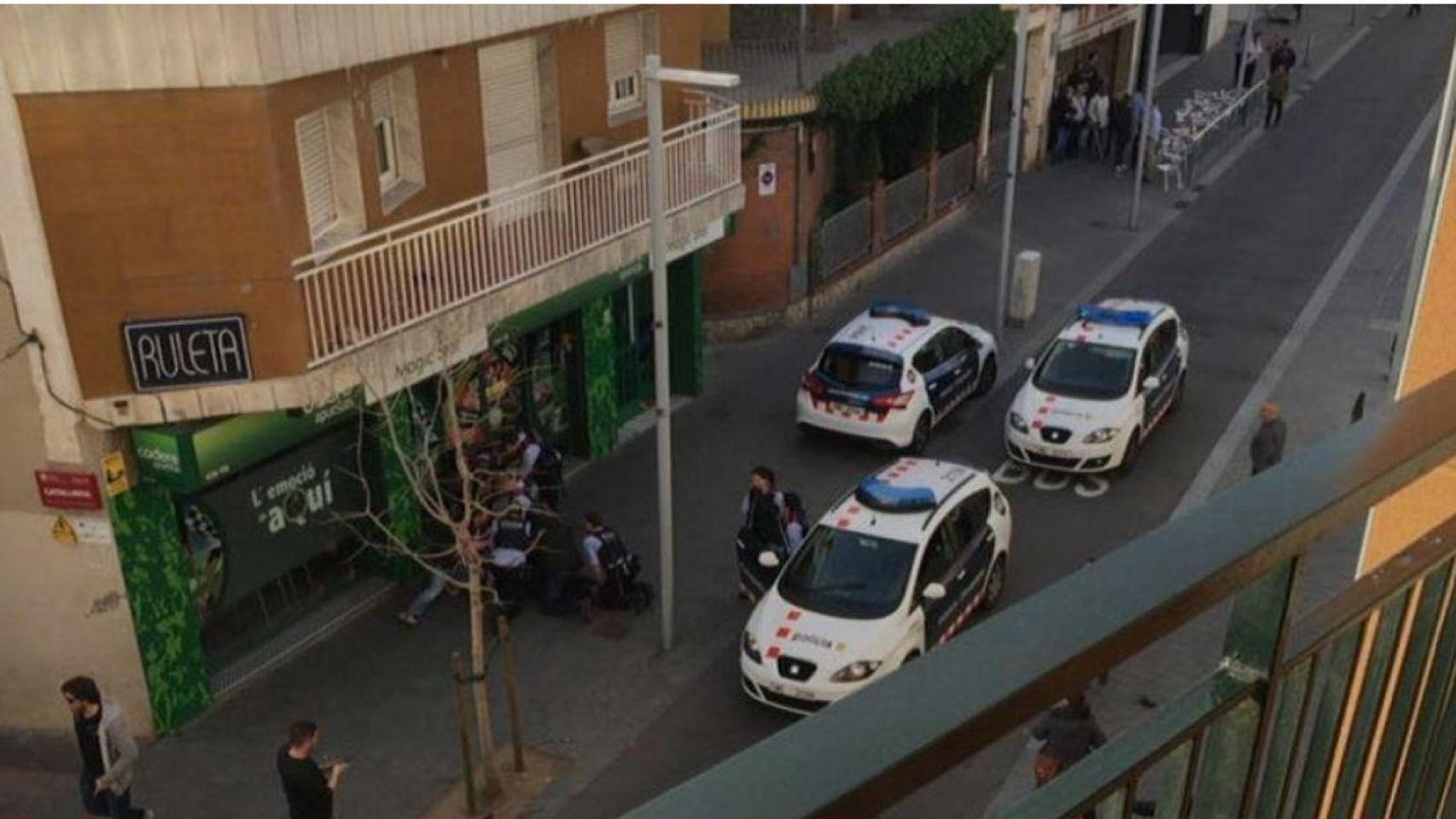 Los mossos en el tiroteo del 2016 en Santa Coloma