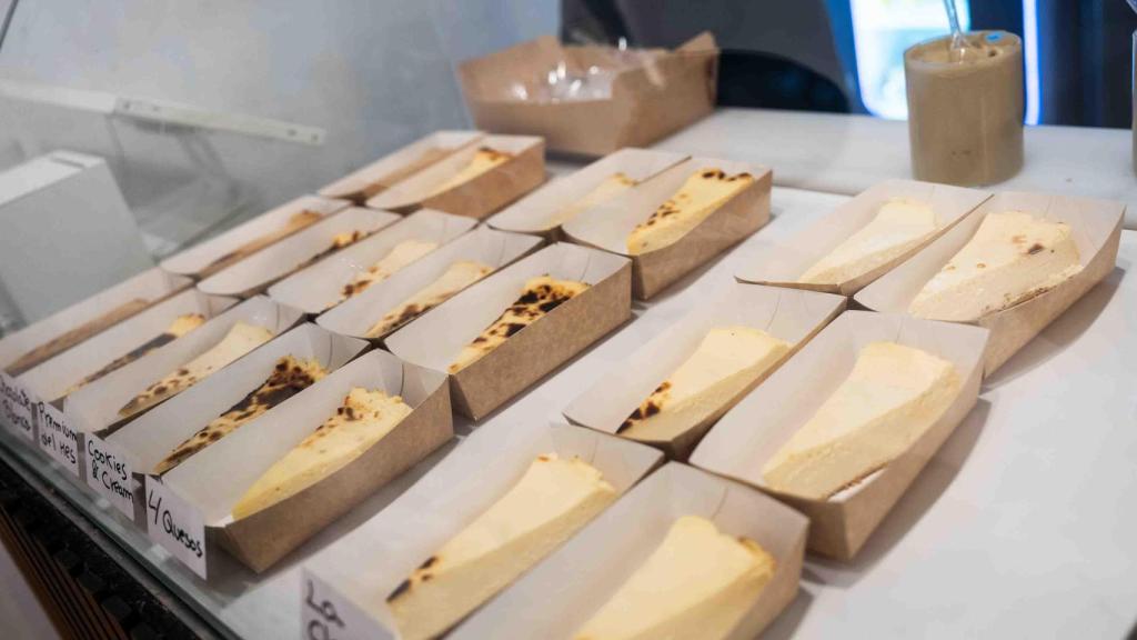 Racions de tarta de formatge de '99Cheesecake'