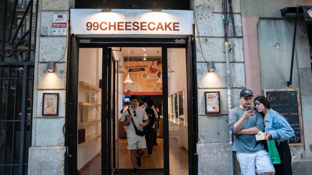 Botiga '99Cheesecake' del carrer Aribau a Barcelona