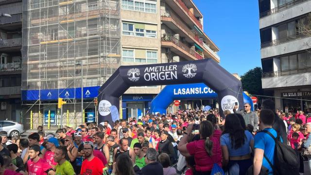 Una edición anterior de la cursa por la ELA en Sant Adrià
