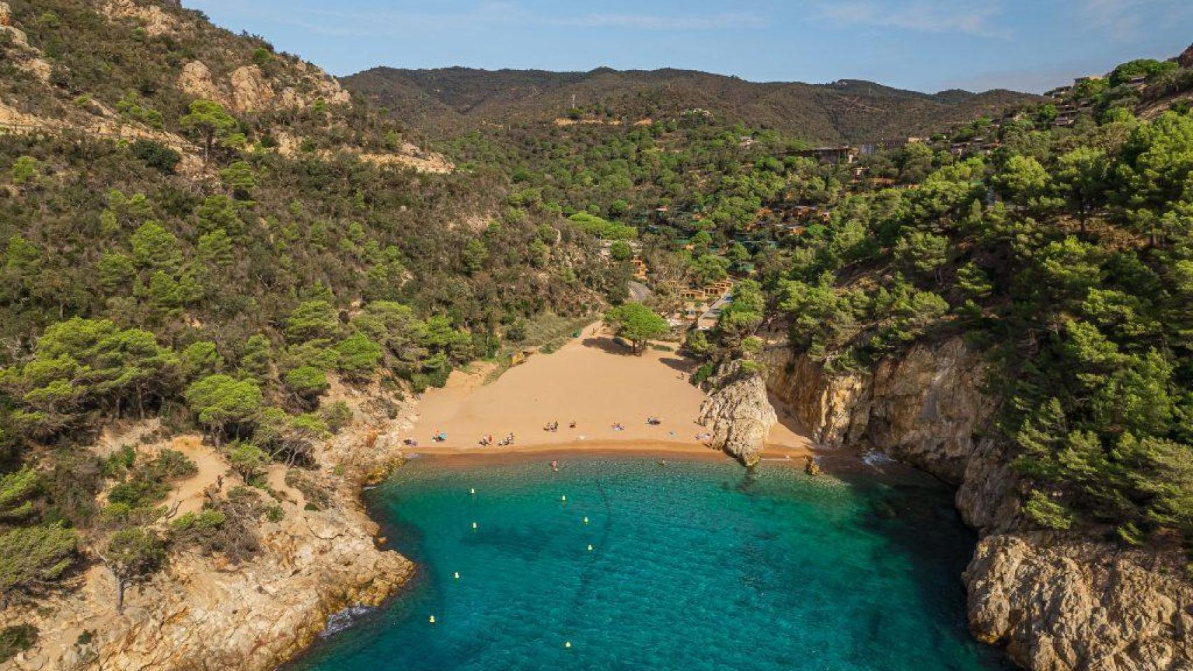 Cala Pola, en Tossa de Mar