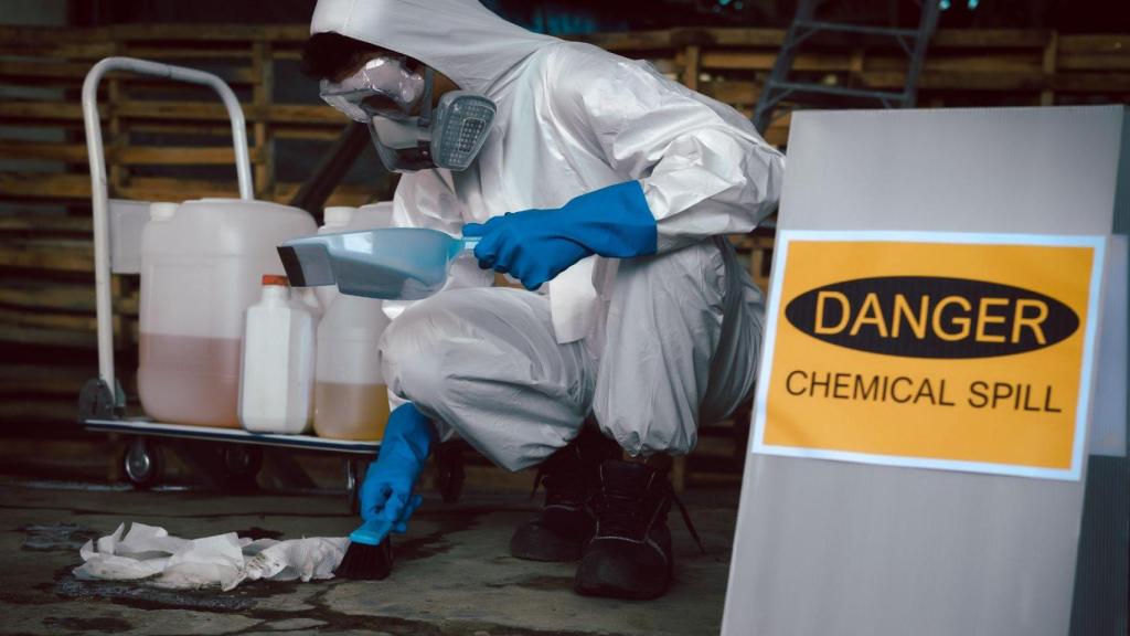 Imagen de archivo de riesgo químico