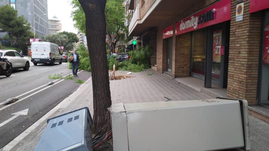 La Via Augusta de Barcelona després de l'accident