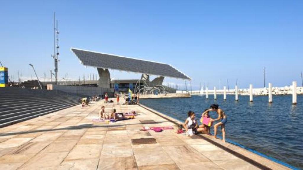 Platja del Fòrum a Barcelona