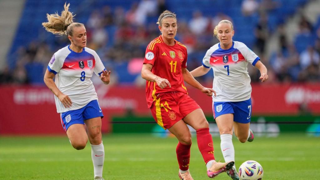 Alexia Putellas durante el España-Inglaterra de Nations League