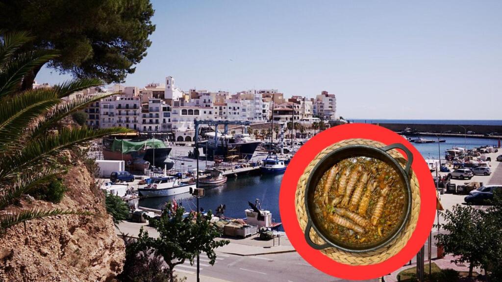Fotomontaje L'Ametlla de Mar y paella