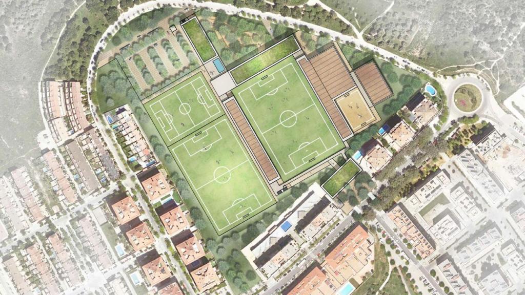 Render de la Casa del Fútbol Català