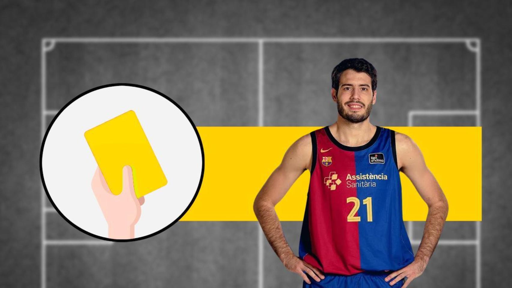 Tarjeta amarilla: Álex Abrines
