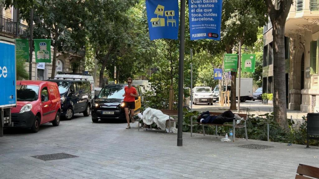 Imagen en Consell de Cent, en la Dreta de l'Eixample