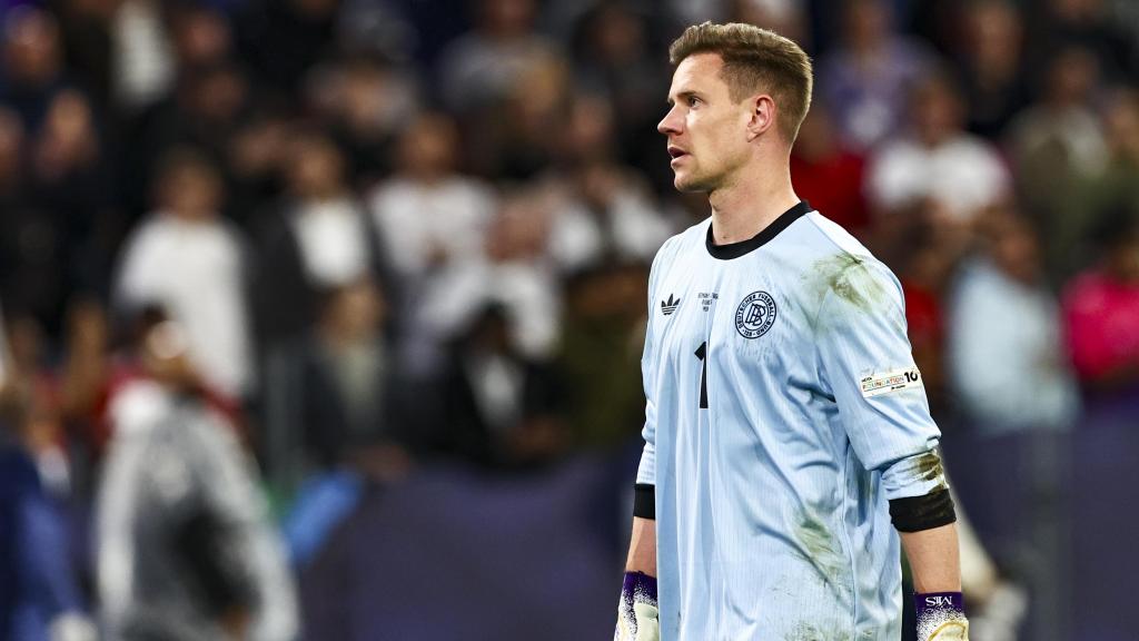 Ter Stegen, durante la eliminación de Alemania contra Portugal en la Nations League