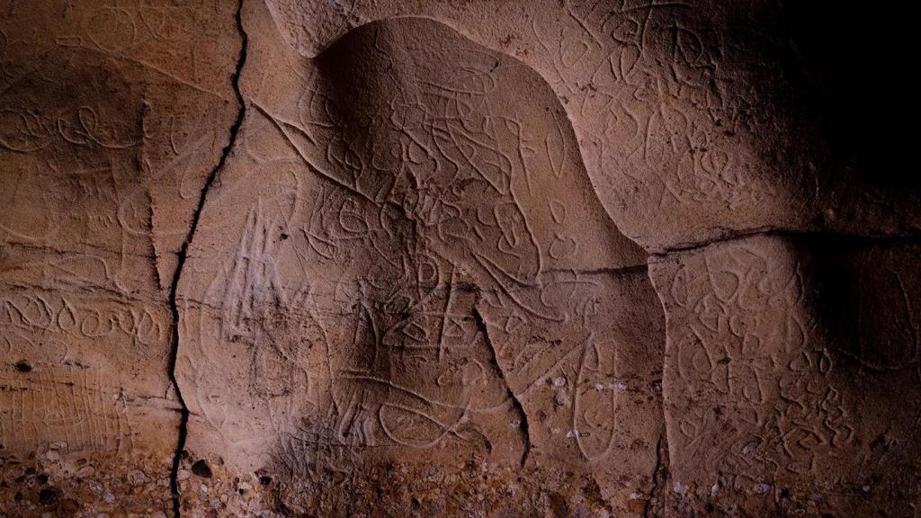 Detalle de la Cueva de la Font Major