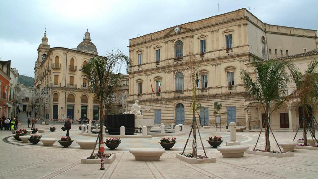 Piazza Fonte Diana en Comiso en una imagen de archivo