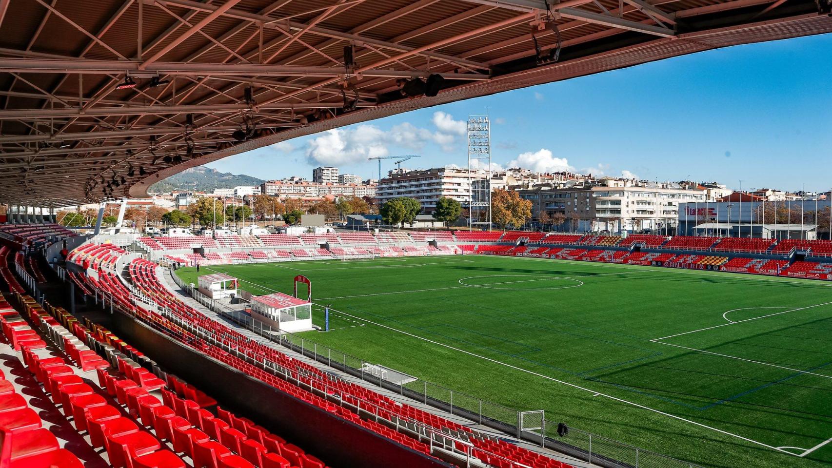 El estadio del Terrassa FC en una imagen de archivo