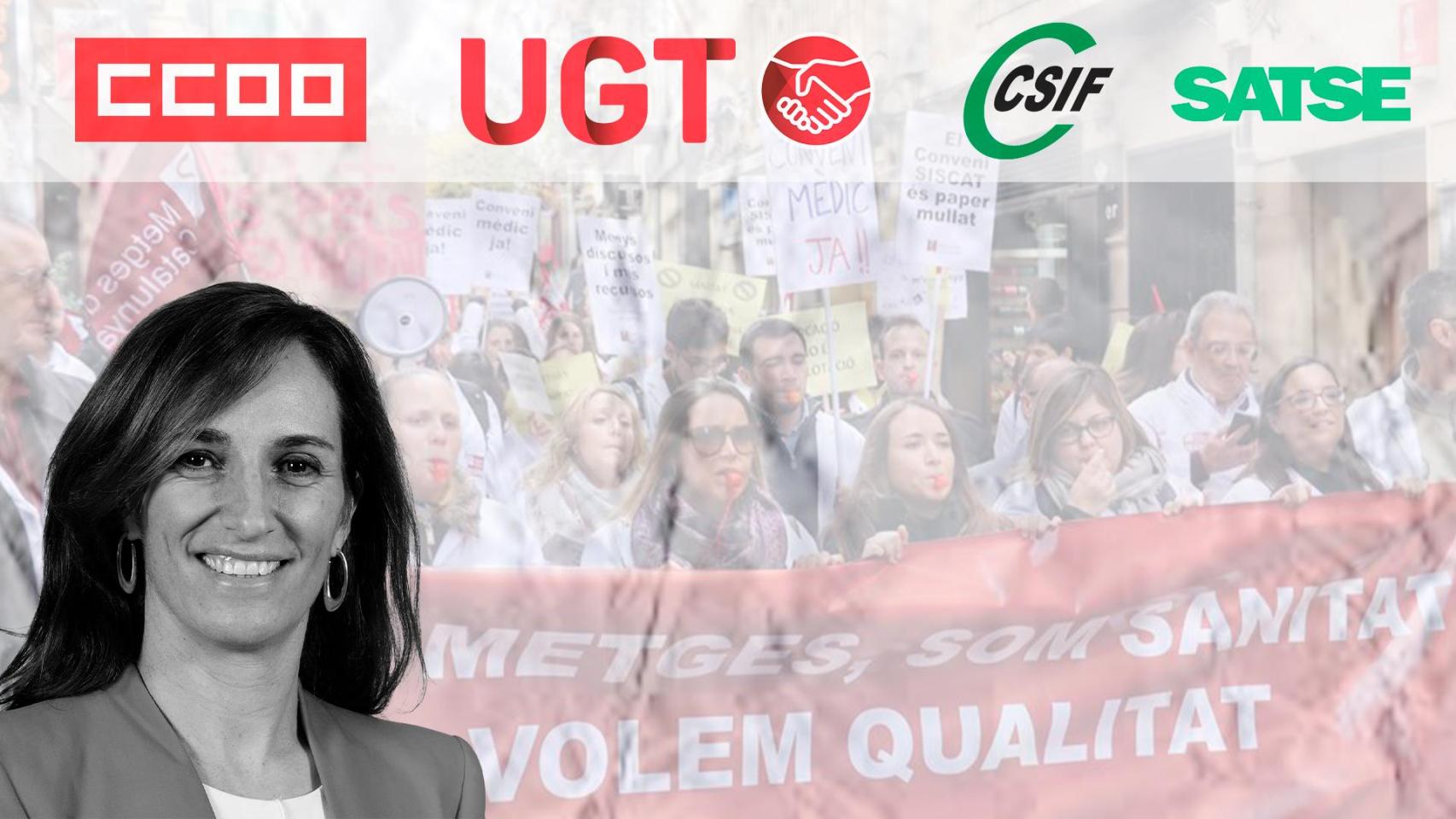 Los sindicatos oficiales en la negociación del Estatuto Marco del personal sanitario se levantan de la mesa de negociación con el Ministerio de Sanidad como señal de protesta