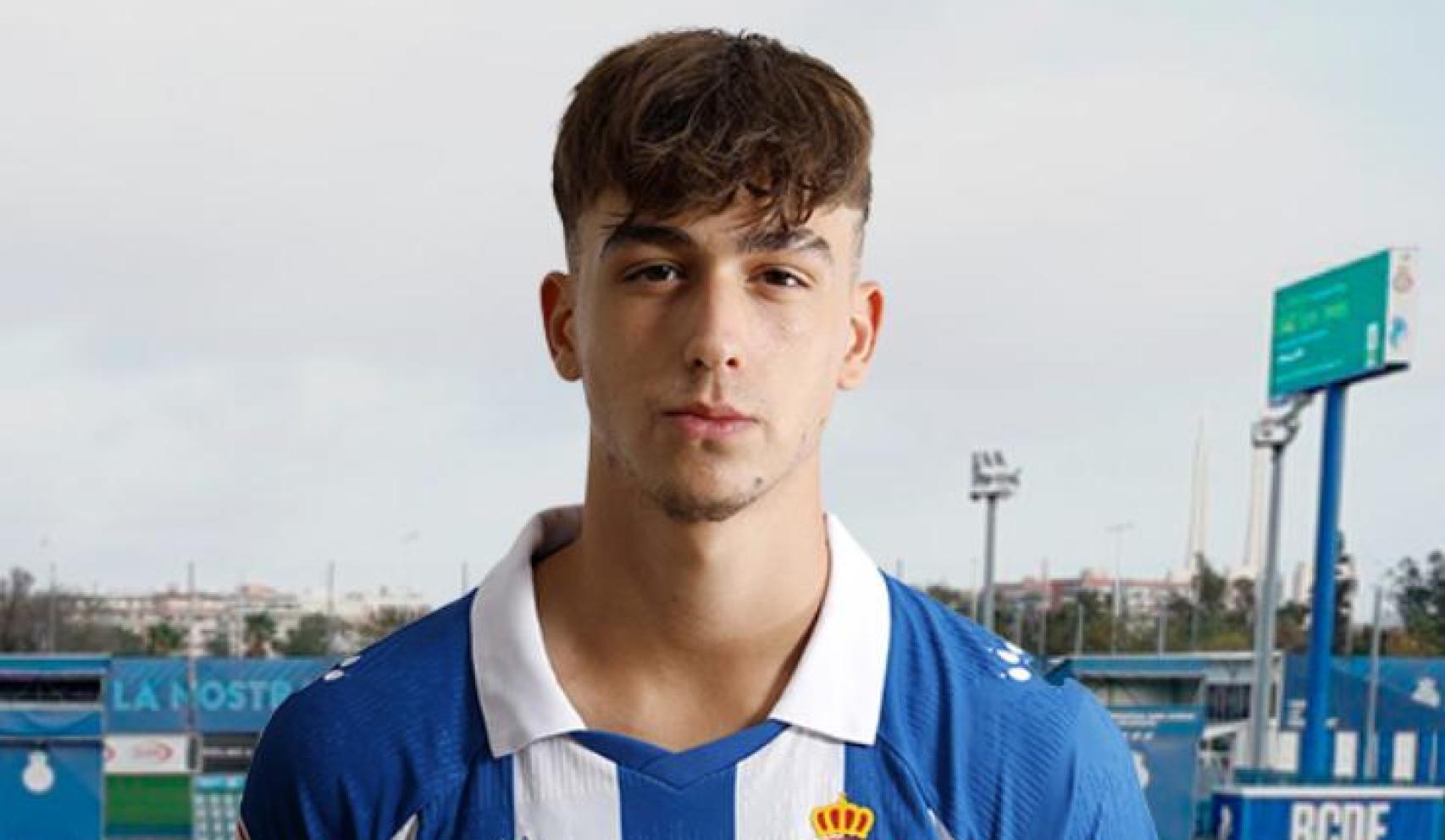 Pol Mancheño, canterano del Espanyol que fichará por el Barça