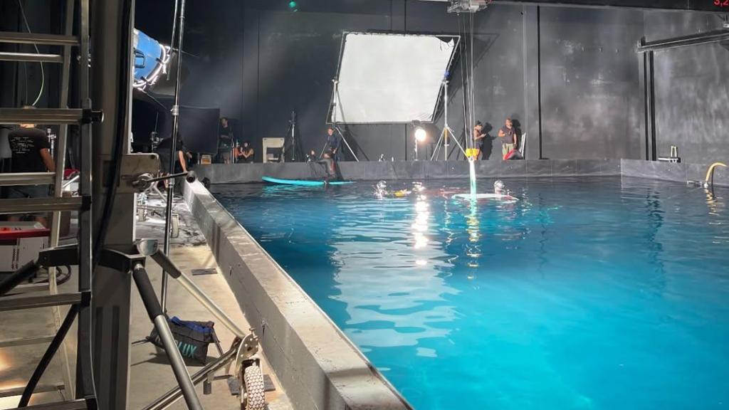 El tanque de agua de la empresa de cine In Extremis Film Services