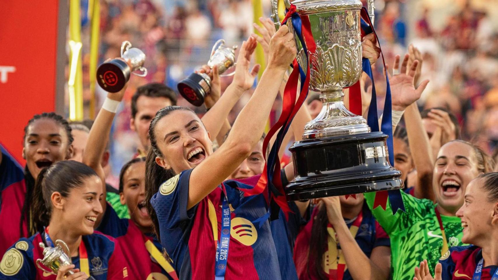 Ingrid Engen se despide del Barça Femenino con la conquista de la Copa de la Reina