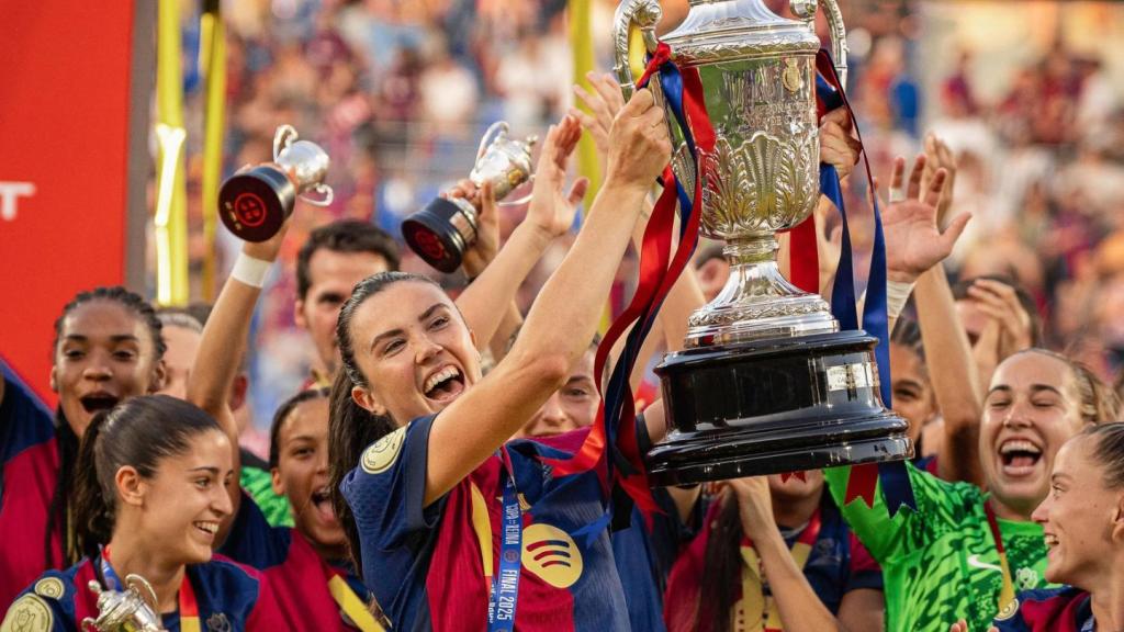 Ingrid Engen se despide del Barça Femenino con la conquista de la Copa de la Reina