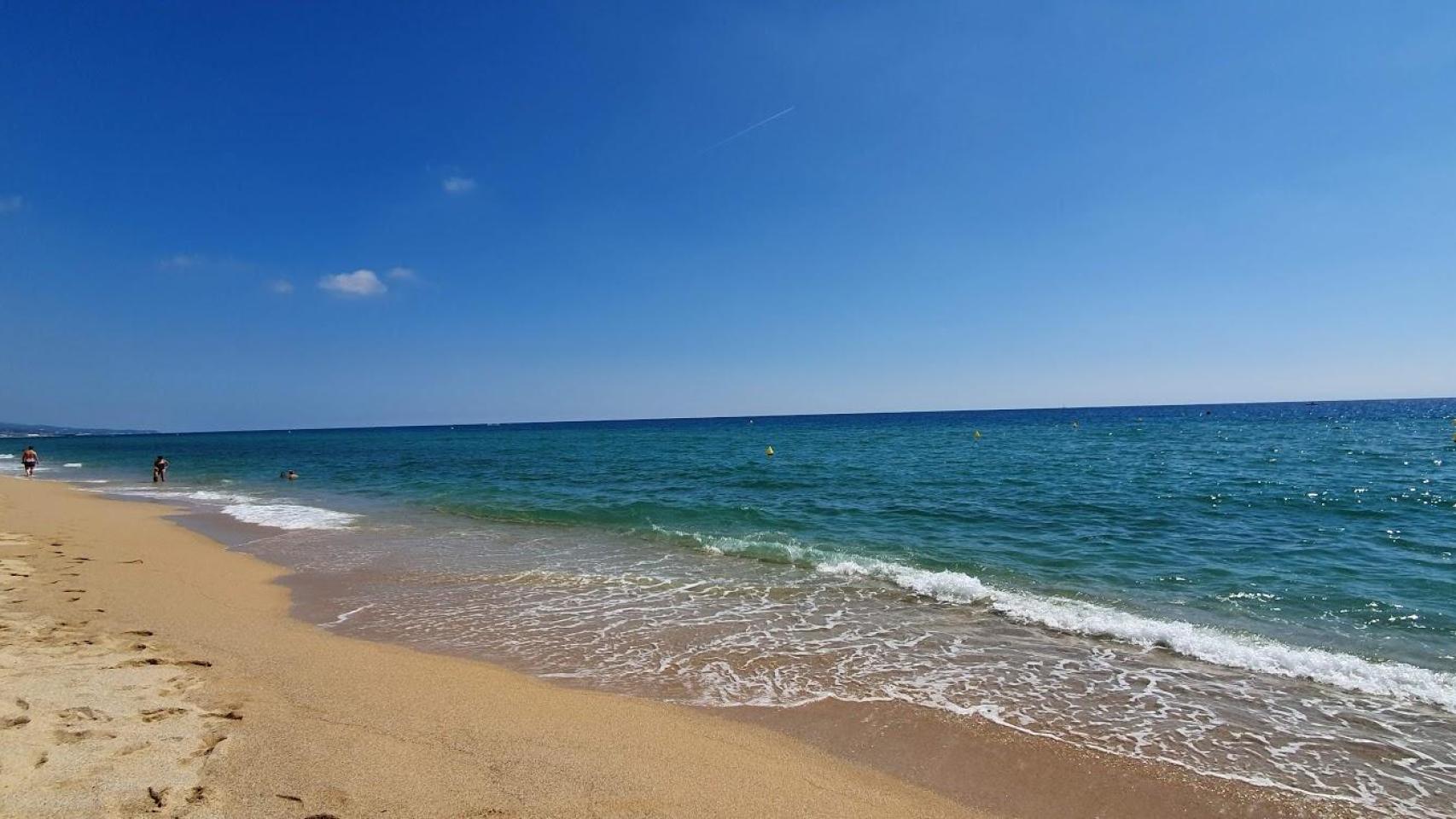 Playa dels Vinyals en Cabrera de Mar