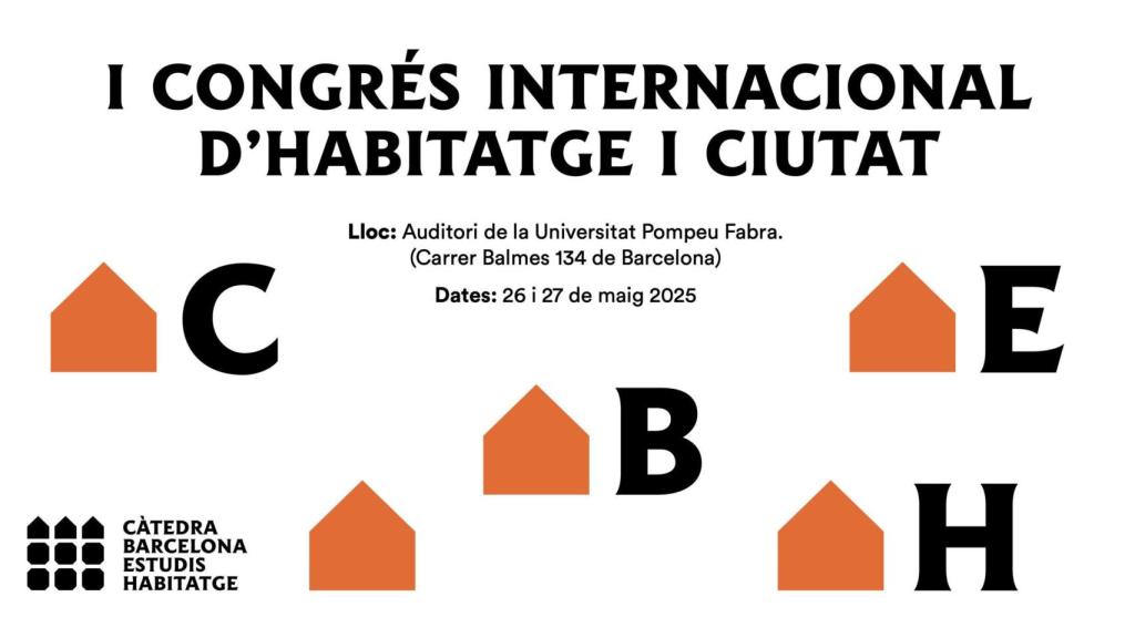 Cartell del I Congrés Internacional de Vivenda i Ciutat