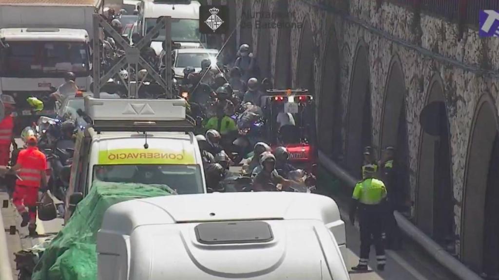 Accidente en la Ronda Litoral