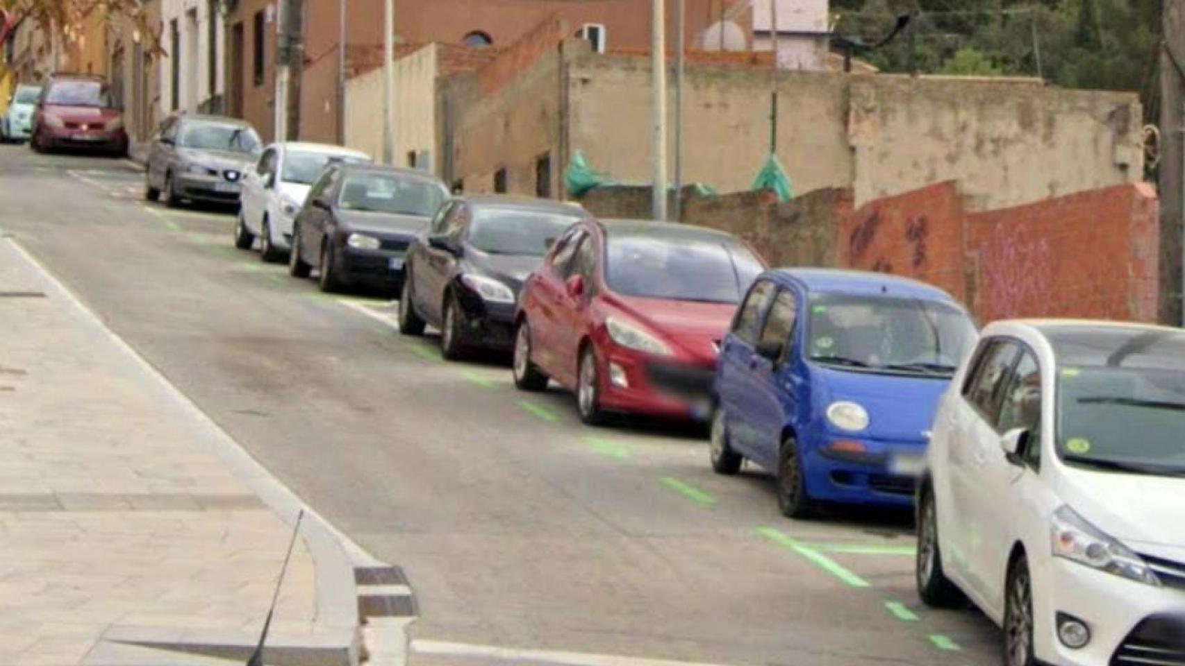 Calle de Pere Llobet, en el barrio de El Coll