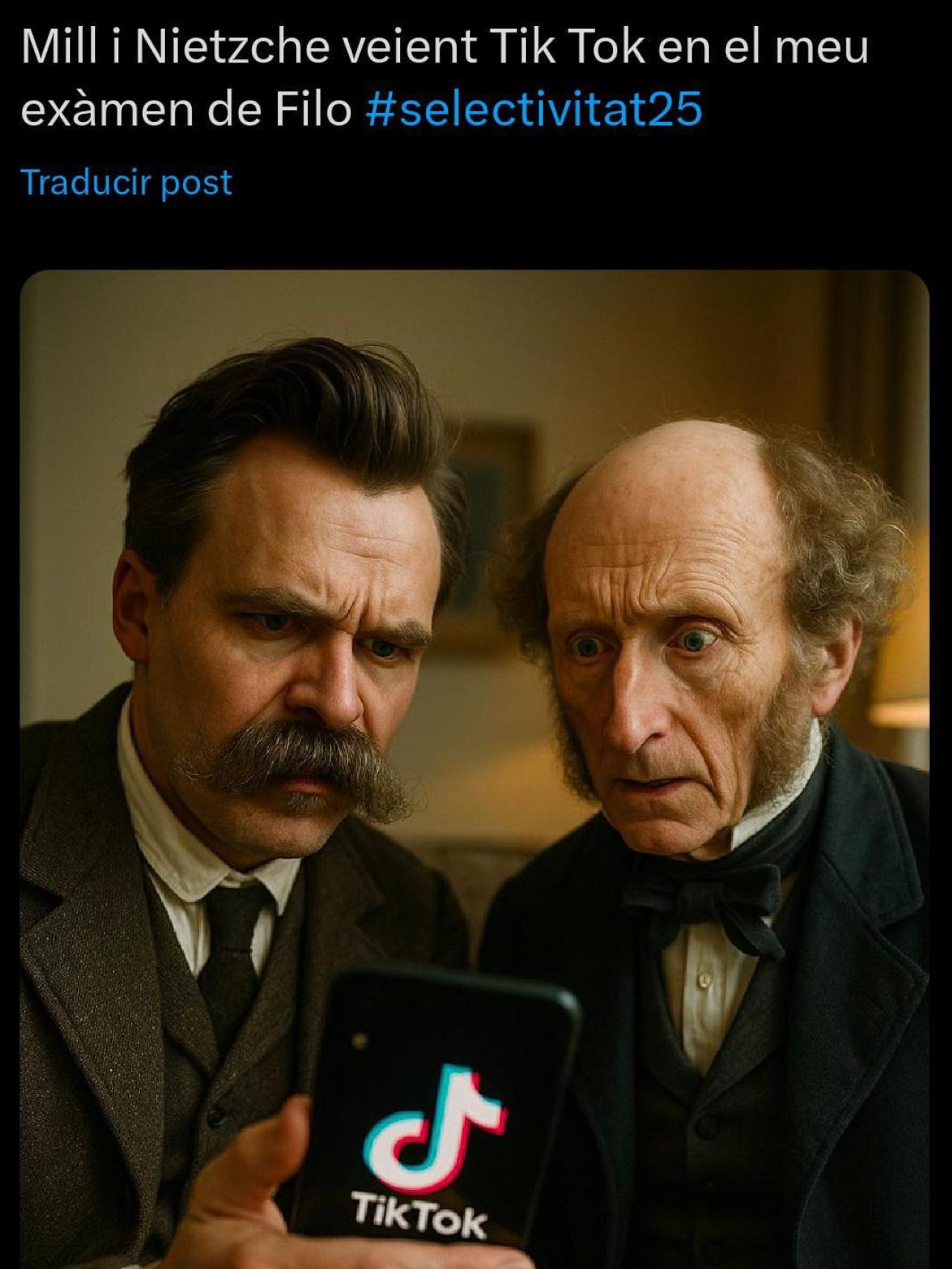 Meme del examen de filosofia de la selectividad