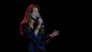 La cantante Carla Bruni