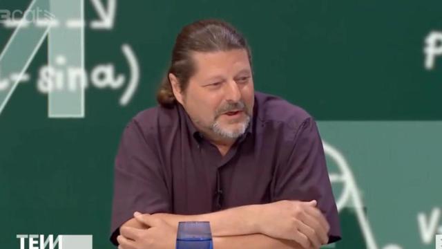 El geólogo David Rabadà durante su intervención en 'Tot es mou'