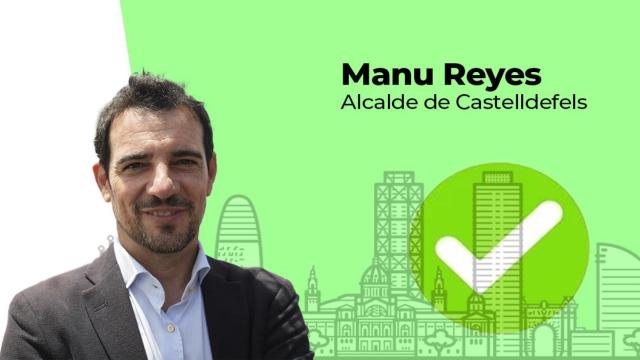 Pila verde de Manu Reyes, alcalde de Castelldefels