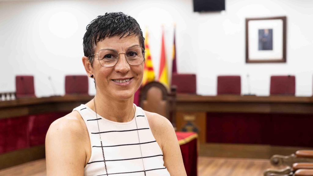 Filo Cañete, la alcaldesa de Sant Adrià de Besòs durante la entrevista con Metrópoli