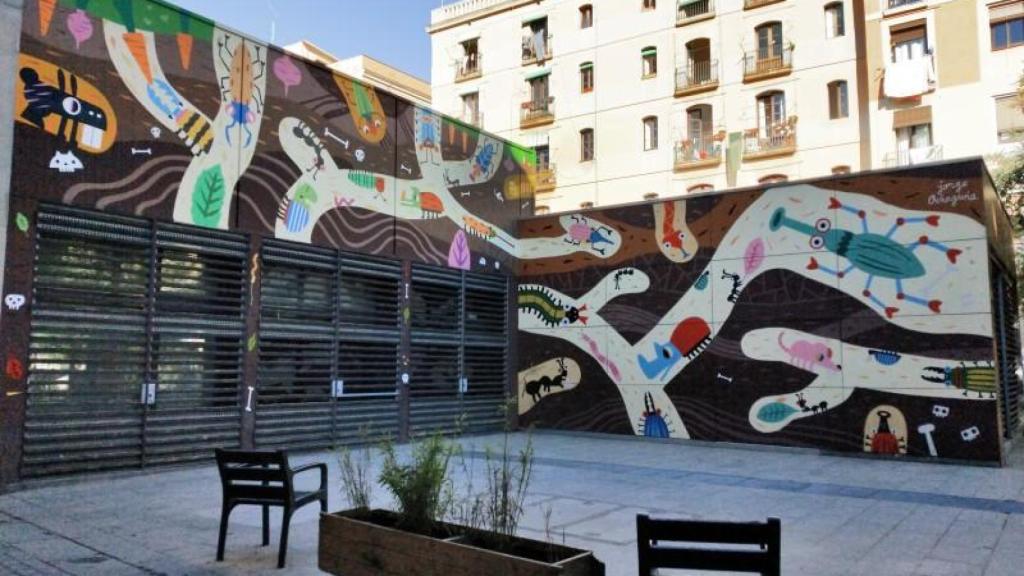 Mural ‘Mil bestioles sota terra’, de Jorge Ochagavía