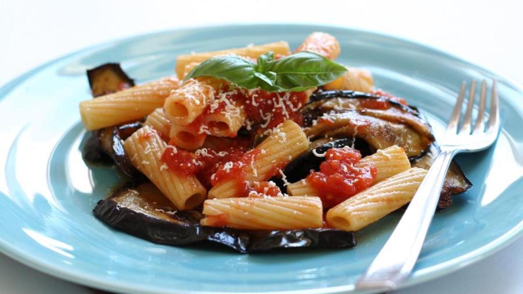 Pasta alla Norma, plato de cocina italiana