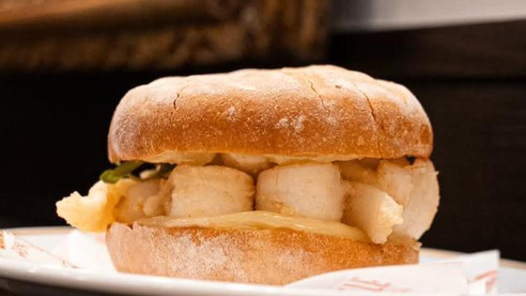 Plato del bar Cañete en Barcelona