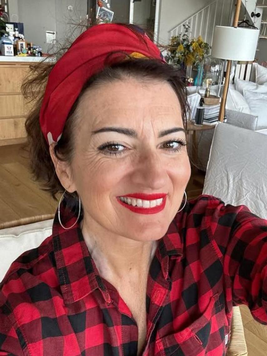 Silvia Abril en un selfie publicat a les seves xarxes socials