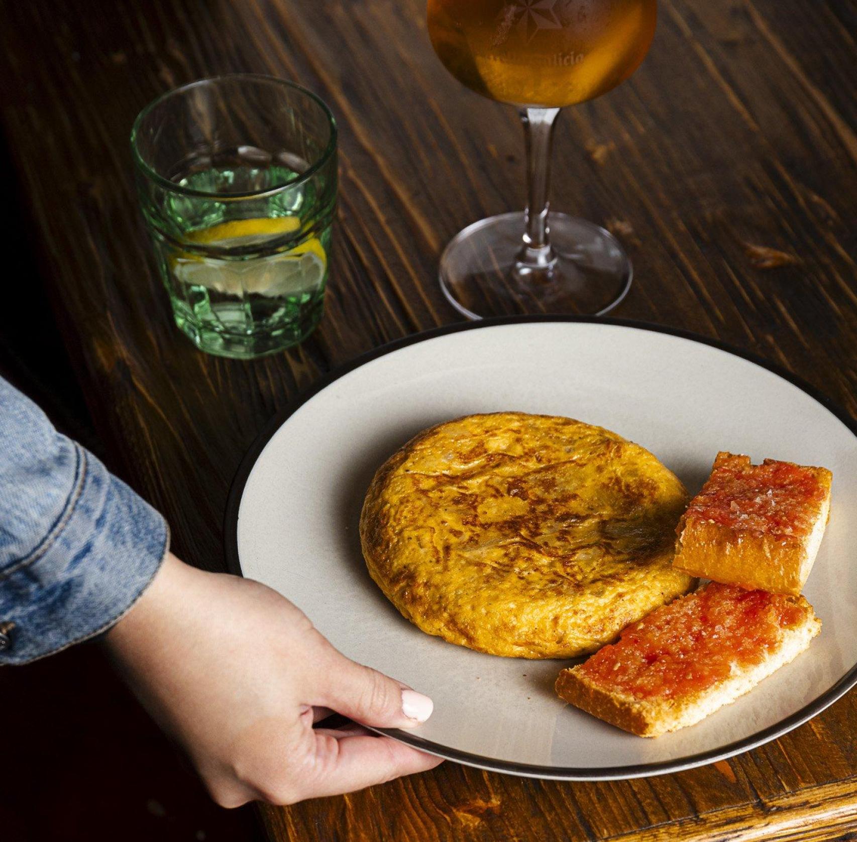 Truita de patata de la taverna Cu-Cut de Barcelona