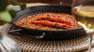 Arroz de gamba roja del restaurante Reversible