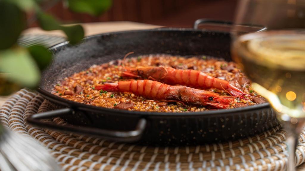 Arroz de gamba roja del restaurante Reversible