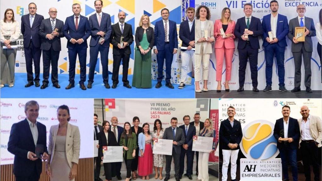 Canarias impulsa su tejido empresarial con tres premios de referencia que reconocen la excelencia e innovación