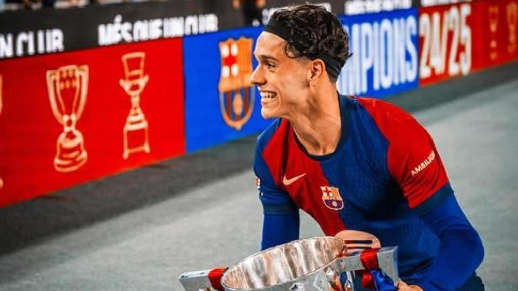 El jugador Hèctor Fort en una imatge del seu compte d'Instagram