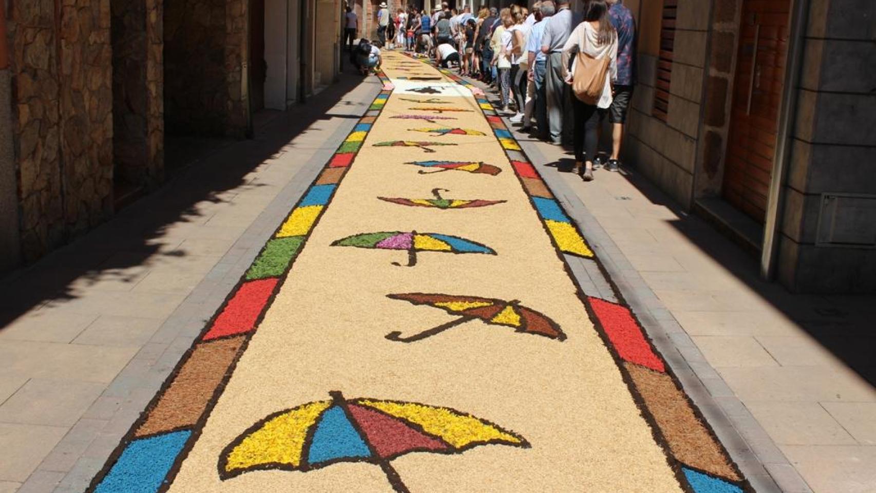 Alfombra de flores